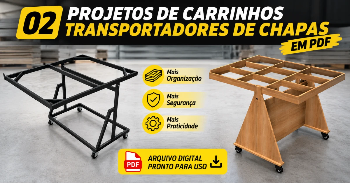 02 Projetos de Carrinhos Transportadores de Chapas em PDF