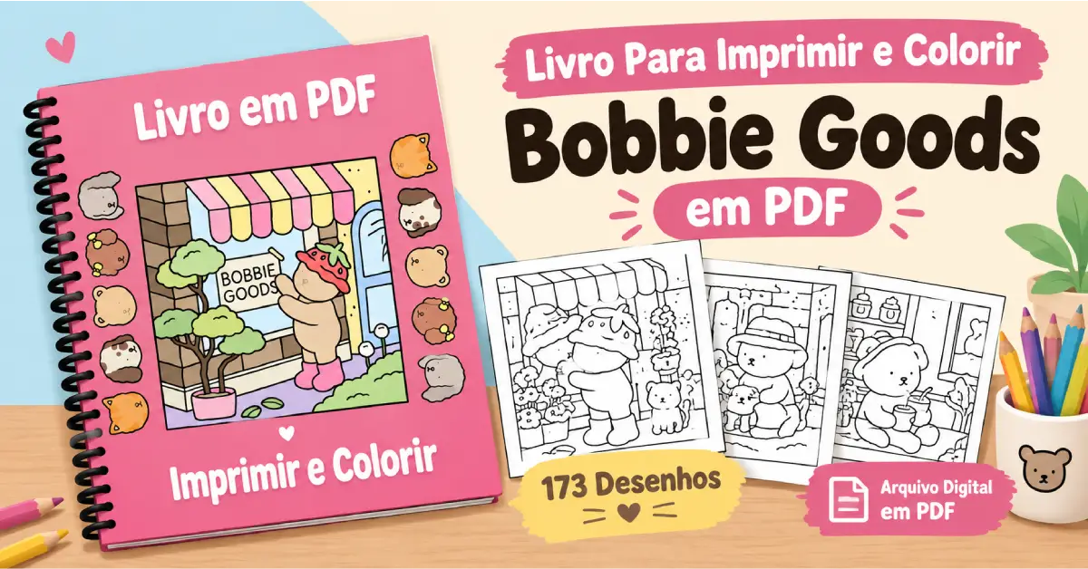 Livro Bobbie Goods para imprimir e Colorir