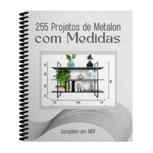 255 Projetos de Metalon com medidas em PDF para serralheiros e fabricação de estruturas metálicas 1
