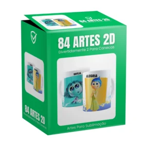 84 Artes divertidamente 2 para sublimação em canecas + mockups personalizados 1