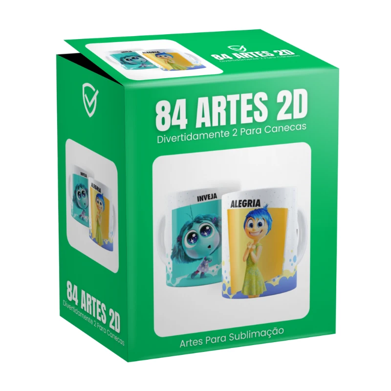 84 Artes divertidamente 2 para sublimação em canecas + mockups personalizados 1