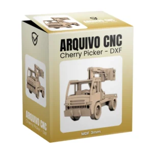 Vetor Cnc Caminhão Cherry Picker DXF - MDF 3mm