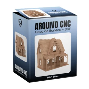 Vetor Cnc Casa de Boneca Anne Shirley - MDF 3mm
