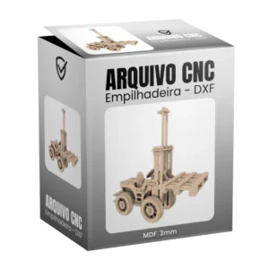 Vetor Cnc Empilhadeira e Palete DXF - MDF 3mm