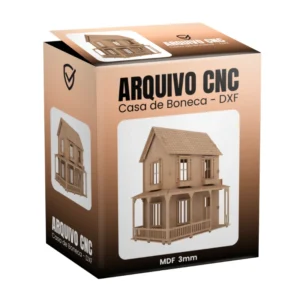 Vetor Cnc Casa de Boneca Christene Marie - MDF 3mm