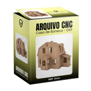 Vetor Cnc Casa de Boneca Doroty Mary - MDF 3mm
