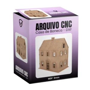 Vetor Cnc Casa de Boneca Judy Garland - MDF 3mm