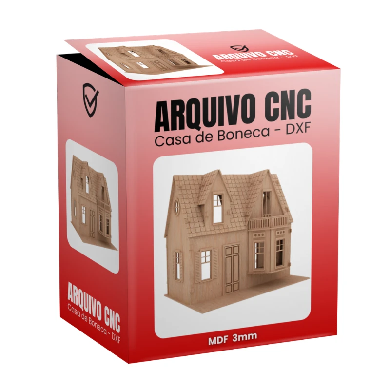 Vetor Cnc Casa de Boneca Shirley Temple - MDF 3mm