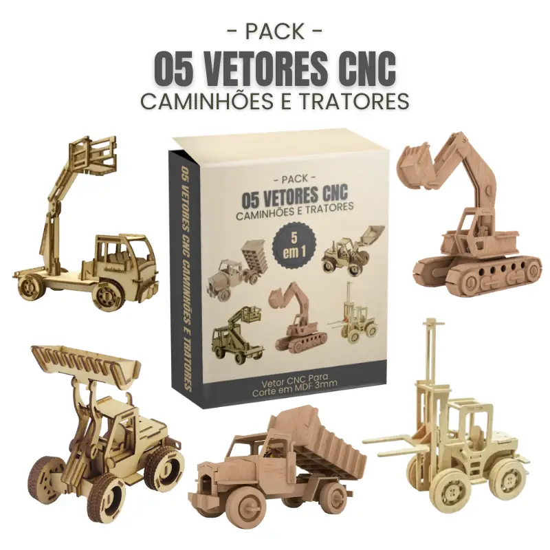 Projetos CNC para Router a Laser Caminhões e Tratores